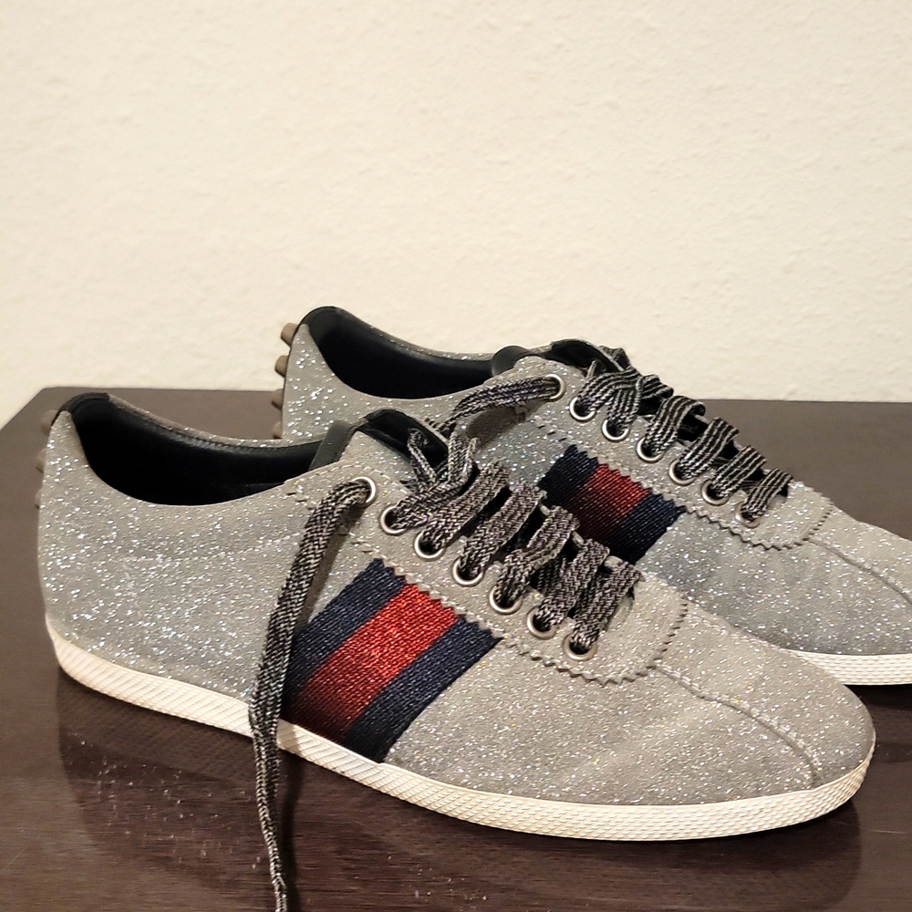Gucci Bambi Sneakers Glitter Metallic